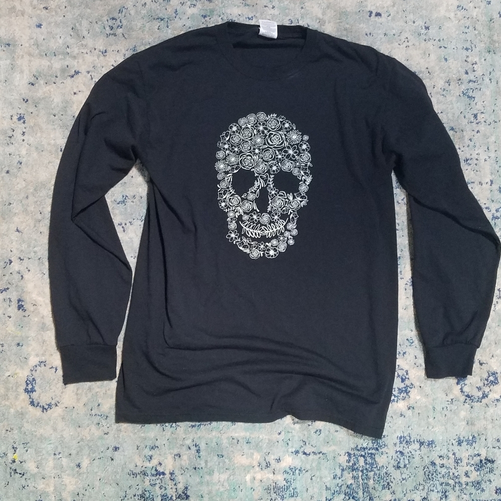 Floral Skull Shirt